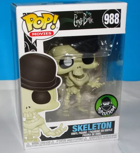 Funko Pop! Vinyl Corpse Bride - Skeleton #988 - Popcultcha PC Exclusive