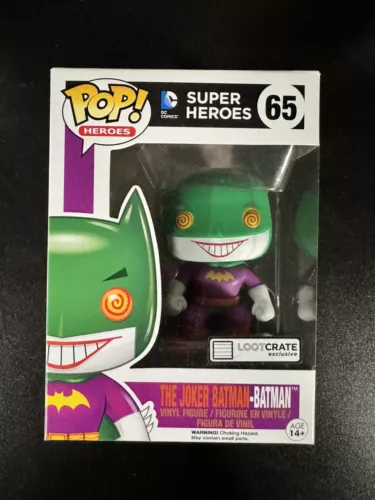 Funko Pop! Vinyl: DC Universe #65 -The Joker Batman-Batman Loot Crate Exclusive