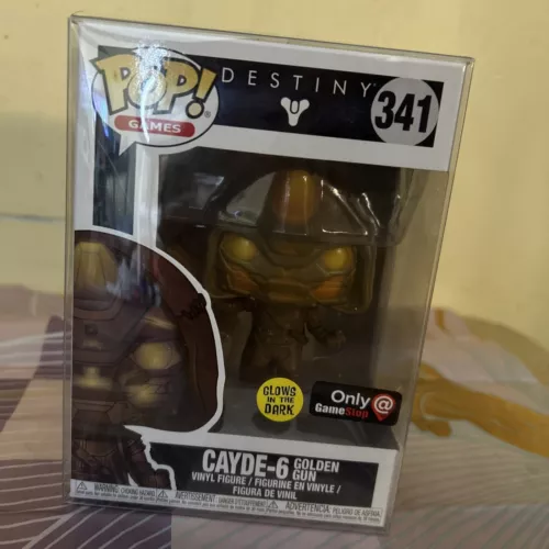 Funko Pop! Vinyl: Destiny - Cayde-6 (w/ Golden Gun) (Gold) - GameStop...