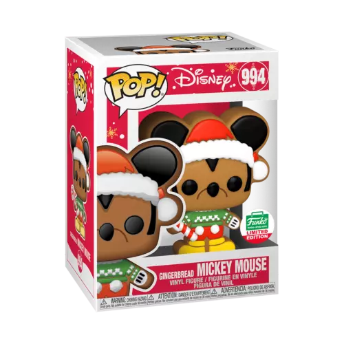 Funko Pop! Vinyl: Disney - Gingerbread Mickey Mouse - Funko (Exclusive) #994