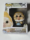 Funko Pop! Vinyl: Disney - Happy #344 w/protector snow white seven dwarves