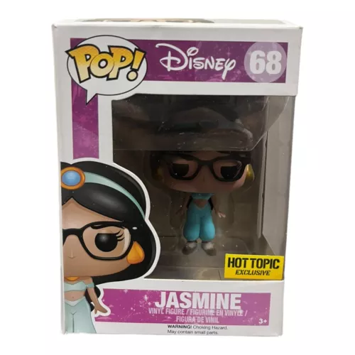 Funko Pop! Vinyl: Disney - Jasmine w/ Glasses - Hot Topic Exclusive - 68 New