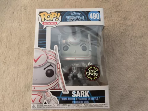 Funko Pop! Vinyl Disney Tron Sark Metallic Limited Edition Glow Chase #490