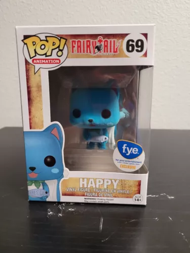 Funko Pop! Vinyl: Fairy Tail - Happy - (Flocked) - FYE (Exclusive) #69