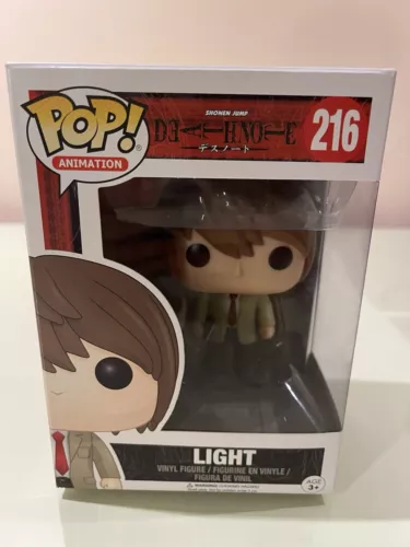 Funko POP ! Vinyl Figure # 216 LIGHT Death Note Shonen Jump In Box