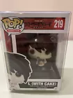 Funko POP ! Vinyl Figure # 219 L WITH CAKE Death Note Shonen Jump PROTECTOR CASE