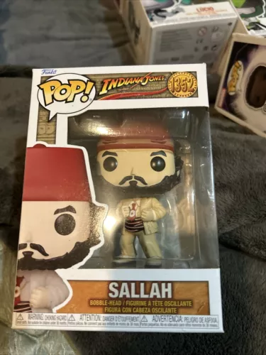 Funko Pop! Vinyl Figure Disney Movies Indiana Jones Sallah #1352 w protector