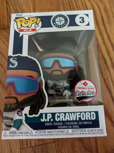 Funko Pop! Vinyl Figure MLB #3 J.P. Crawford T-Mobile Park Exclusive SGA Mariner