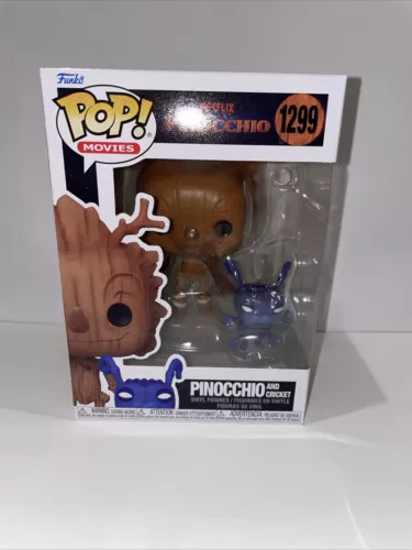 Funko Pop! Vinyl Figure Pinocchio and Cricket #1299 Netflix Guillermo del Toro