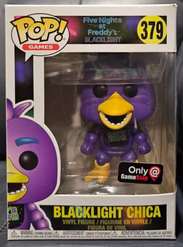 Funko Pop! Vinyl: Five Nights at Freddy's - Blacklight Chica #379 Gamestop Excl