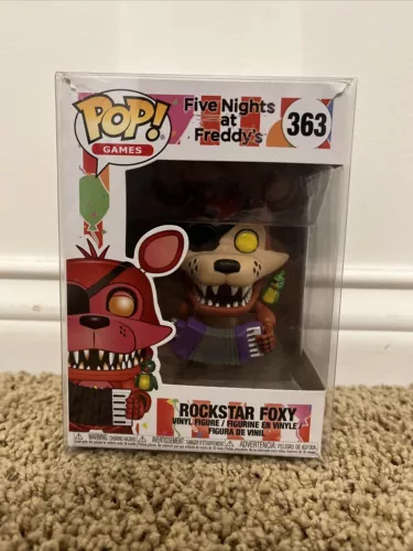 Funko Pop! Vinyl: Five Nights at Freddy's - Rockstar Foxy #363 W/Protective case