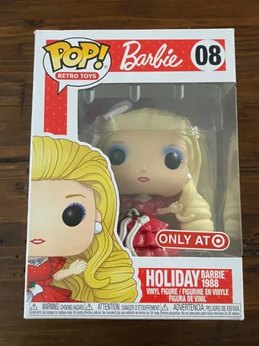 FUNKO Pop Vinyl HOLIDAY 1988 BARBIE Figure Target Exclusive C8+