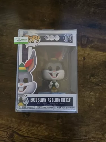 Funko Pop! Vinyl: Looney Tunes - Bugs Bunny as Buddy the Elf #1450 With Soft Pro