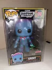 Funko Pop Vinyl Marvel 10" Groot Black Light Target Exclusive 1242 W/Protector!