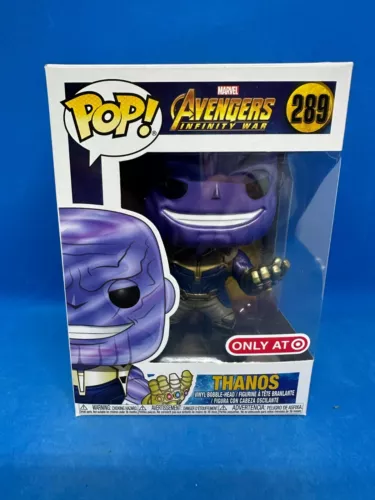 Funko Pop! Vinyl Marvel 289 Thanos Target Metallic Avengers Infinity War MCU