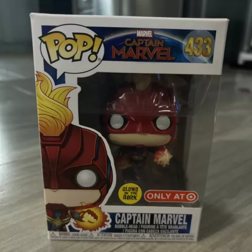 Funko Pop! Vinyl: Marvel - Captain Marvel (Flying) - Target (Exclusive) #433