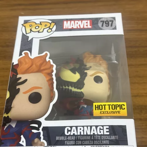 Funko Pop! Vinyl: Marvel - Carnage - Hot Topic (Exclusive) #797 with Protector