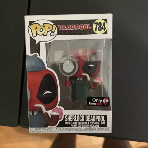 Funko Pop! Vinyl: Marvel - Sherlock Deadpool - GameStop (Exclusive) #784