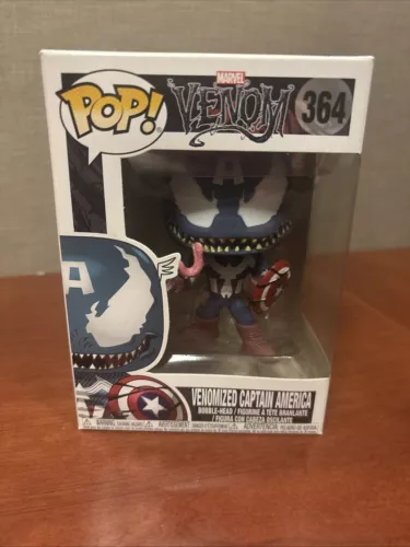 Funko Pop! Vinyl: Marvel - Venom (as Captain America) #364