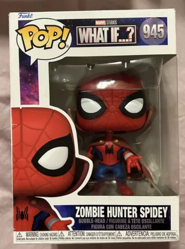 Funko Pop! Vinyl: Marvel What If?- Zombie Hunter Spidey #945 Spider-Man Comics