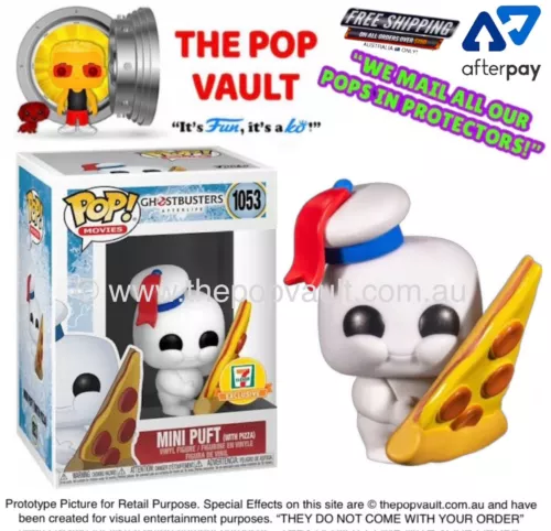 FUNKO POP VINYL MOVIES GHOSTBUSTERS AFTERLIFE 1053 MINI PUFT WITH PIZZA BNIB