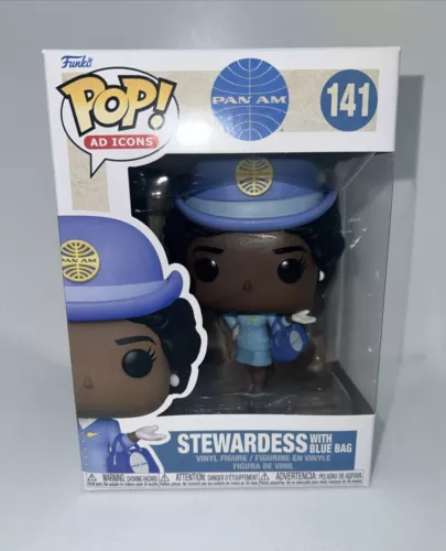 Funko Pop! Vinyl: Pan Am - Stewardess with Blue Bag #141 Brand New