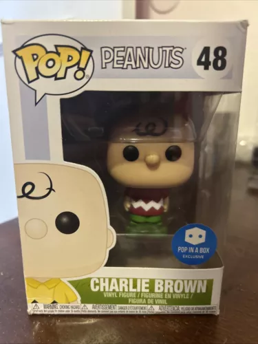 Funko Pop! Vinyl: Peanuts - Charlie Brown - Pop in a Box Exclusive #48