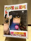 Funko pop vinyl, Pixar -Toy Story Bullseye flocked #520 LIMITED EDITION, case