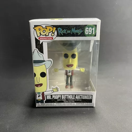 Funko Pop! Vinyl: Rick and Morty - Mr. Poopy Butthole Auctioneer #691