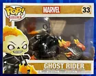 FUNKO POP VINYL RIDES MARVEL UNIVERSE 33 GHOST RIDER ON MOTORCYCLE BNIB VAULTED