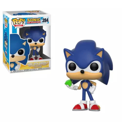 Funko Pop! Vinyl: Sonic the Hedgehog - Sonic with Emerald #284