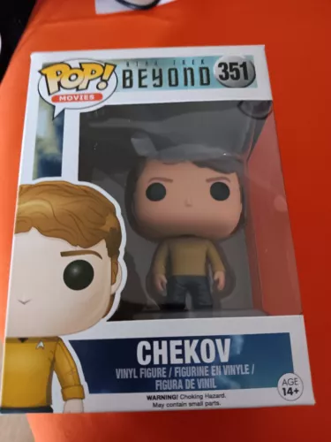 FUNKO POP! VINYL - STAR TREK BEYOND - CHEKOV IN UNIFORM #351  VAULTED