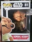 Funko Pop! Vinyl: Star Wars - Admiral Ackbar #81 *Box Damage*