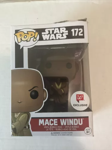 Funko Pop! Vinyl: Star Wars - Mace Windu, Walgreens (Exclusive) #172 Box Damage