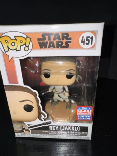 Funko Pop! Vinyl: Star Wars - Rey (Jakku)  (Exclusive) #451 PROTECTOR