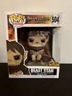 Funko Pop! Vinyl Super 6 in: Attack on Titan - Beast Titan (6 inch) - Hot Topic