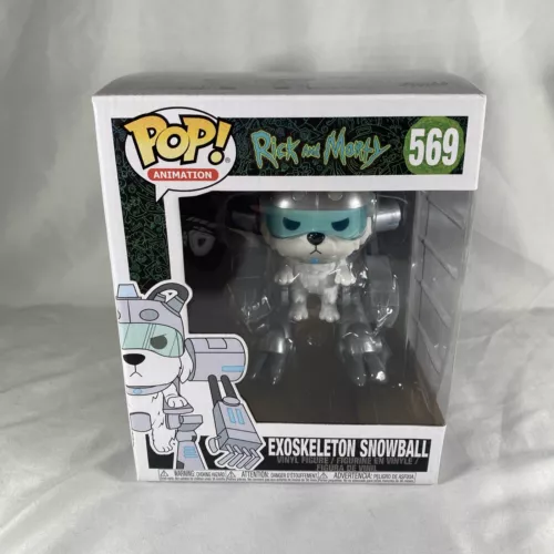 Funko Pop! Vinyl Super 6" Rick & Morty Exoskeleton Snowball 6 inch 569 Figure