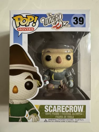 Funko Pop! Vinyl: The Wizard of Oz - Scarecrow #39 *VAULTED*RARE* + Protector!