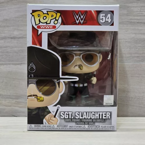 Funko Pop! Vinyl: WWE - Sgt. Slaughter #54 + Protector VAULTED