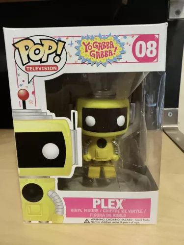 Funko Pop! Vinyl Yo Gabba Gabba! Plex Robot 08 Retired Rare Vaulted 2012