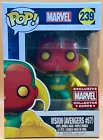 Funko PoP! VISION (AVENGERS #57) #239 MARVEL COLLECTOR CORPS w/ protector