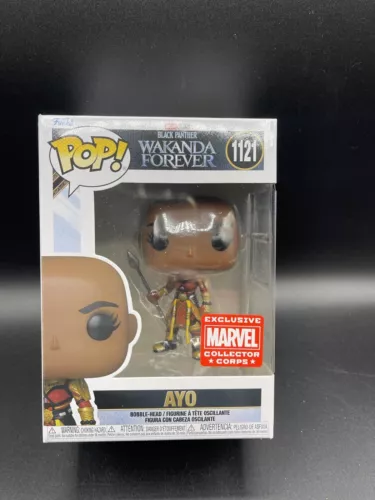 Funko Pop Wakanda Forever AYO 1121 Marvel Collector Corps Exclusive