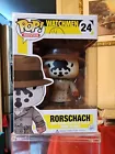 Funko Pop Watchmen Rare Vaulted # 24 Rorschach NINMB In Hard Acrylic Protector