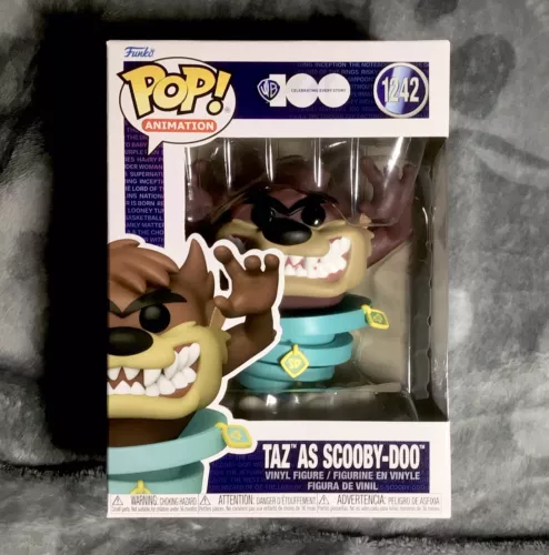 Funko Pop! WB 100th #1242 TAZ as Scooby Doo w/Pop Protector