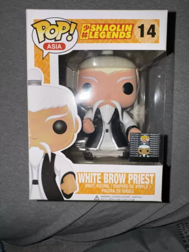 Funko Pop White Brow Priest #14 Shaolin Legends Vinyl Figure Asia Exclusive