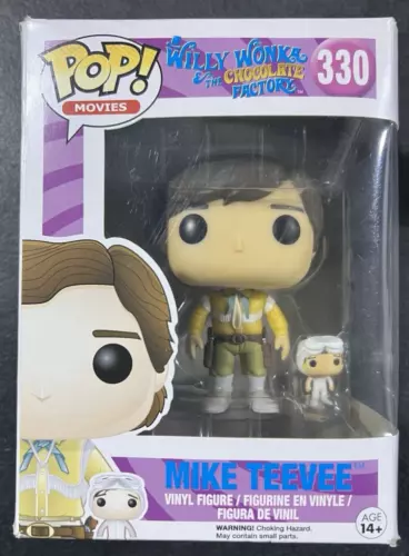 Funko POP! Willy Wonka And The Chocolate Factory Mike Teevee #330  *Damaged Box*