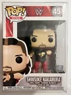 FUNKO POP WWE 45 SHINSUKE NAKAMURA FIGURE with PROTECTOR BRAND NEW FAST SHIPPING