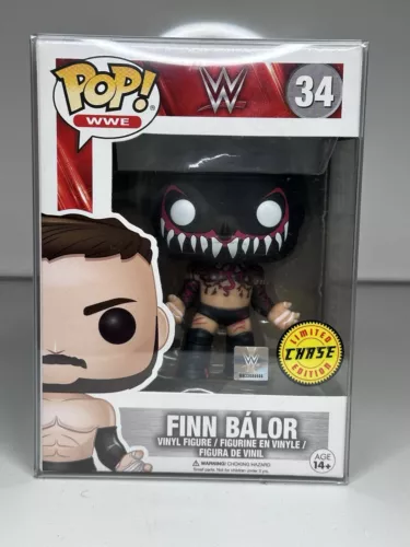 Funko Pop! WWE Finn Balor #34 Limited Chase Edition Vinyl W/Protector