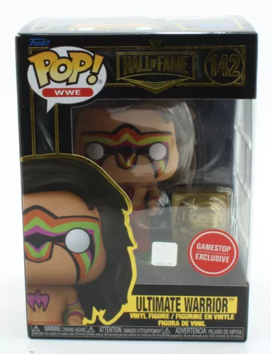 Funko Pop! - WWE Hall of Fame Ultimate Warrior 142 Gamestop Exclusive