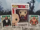 Funko Pop! WWE Kurt Angle 55 Booker T Card Jason Jordan Card